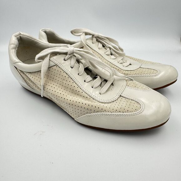 Cole Haan Womens Patent Leather  / Suede  Sneakers Gray Size 7B - Picture 1 of 9